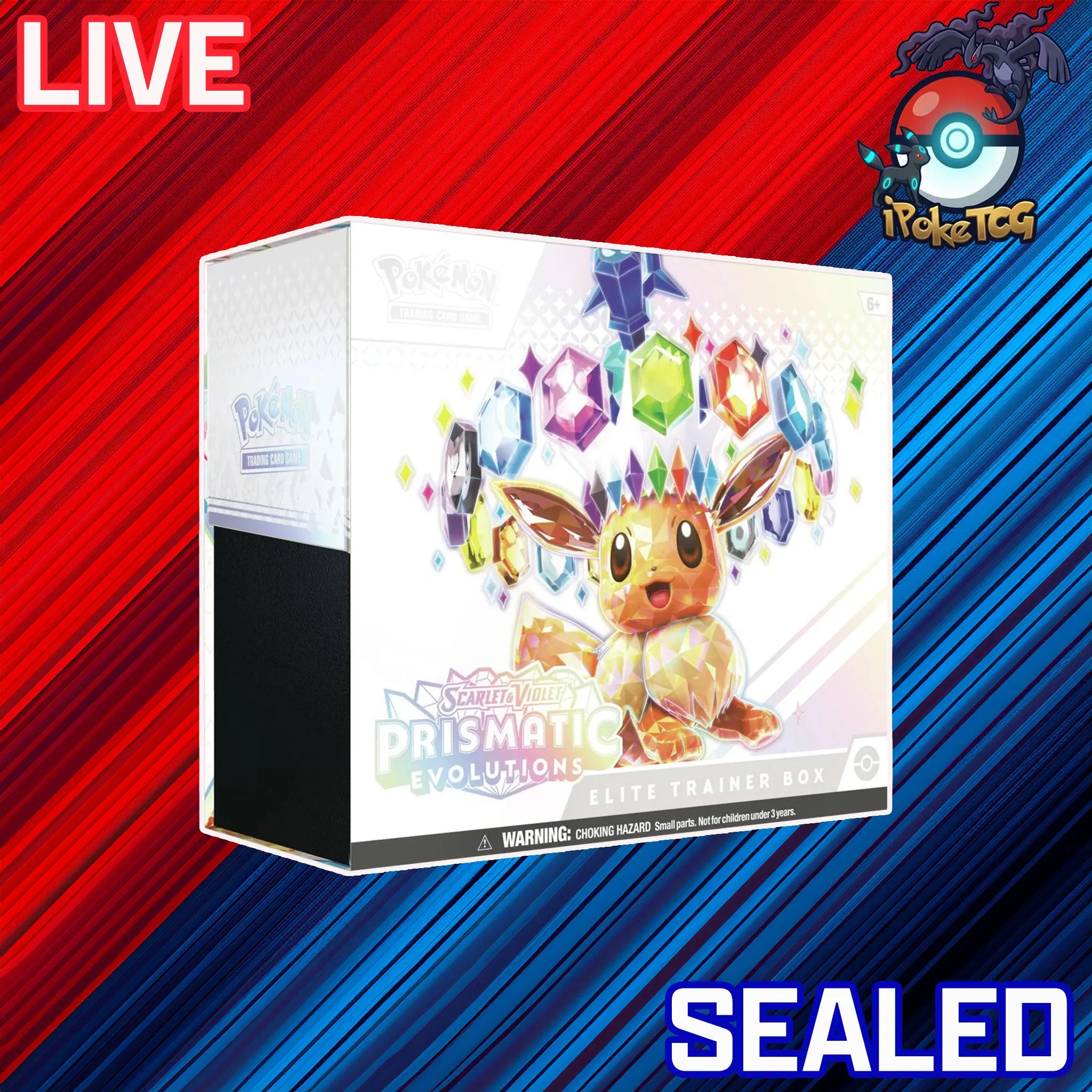 Pokemon TCG: Scarlet & Violet-Prismatic Evolutions Elite Trainer Box