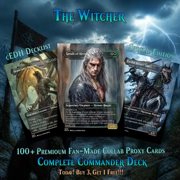 Custom TCG Proxy: Mutant Witcher EDH Collection | 100+ Cards