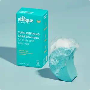 Ethique Curl-Defining Shampoo - For Curly Hair - Contains Shea Butter, Cocoa Seed Butter, Glycerine
