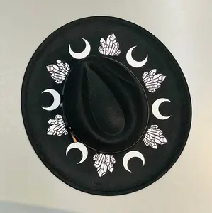 Moon & Crystals Vegan Brim Hat