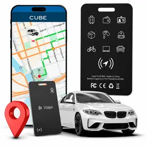 Vilapo GPS Tracker for Cars – Real-Time Tracking, 1-Year Battery Life, Wireless Charging, IPX68 Waterproof, Works with Apple Find My
