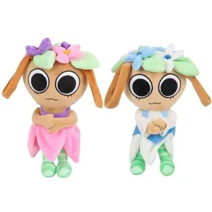 Dandy's World Bassie Plush Toy Soft Stuffed Game Figure Doll Cute Cartoon Plushies Home Decoration Collectible Gift For Kids Game Fans