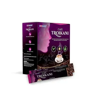 EDMARK Cafe Troikani Coffee Blend for Women 15gx20 Sachets Rich Aromatic Flavor US Origin Convenient Packaging Delightful Taste - Beverage