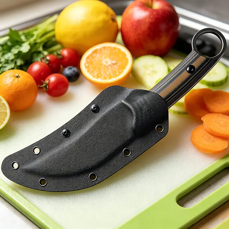 Kitchen Fixed-Blade Cooking Knife - Wooden Handle, High Hardness Blade, Ideal for Daily Kitchen Cutting Tasks, Cooking Knives