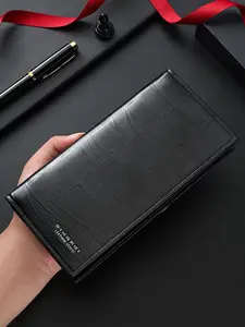 Men's Long Wallet Business Card Holder, Credit Card Organizer, Perfect Gift for Valentine's Day, Spring Summer Holidays, Travel, Christmas, Thanksgiving