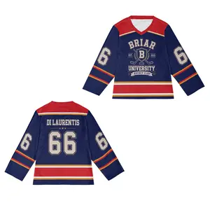Dean Di Laurentis Briar U Jersey, Briar Hockey Shirt, Off-Campus Briar University Hockey
