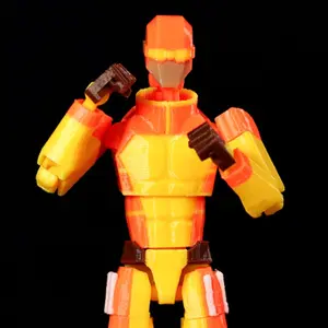 3D Printed Invincible Bomber Rex Toys Action Figures Anime Model Lucky Dummy 13 Superheroes Multi-Jointed Toy Ornaments Gifts