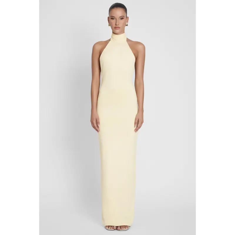 beige dress for funeral V-NECK FLARED CUFF KNEE LENGTH DRESS IN BLACK AND BEIGE | CULT MIA