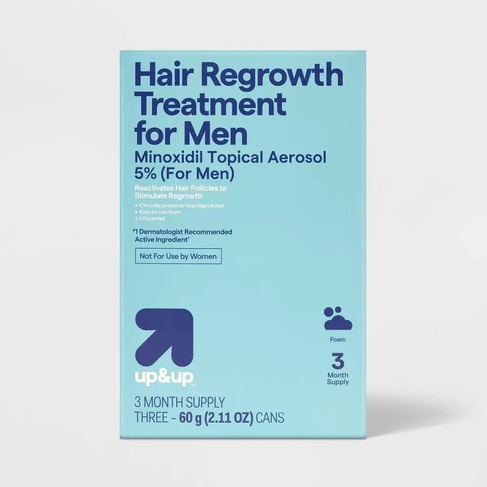 Foam Hair Regrowth Treatment - 2.11floz/3ct - up&up