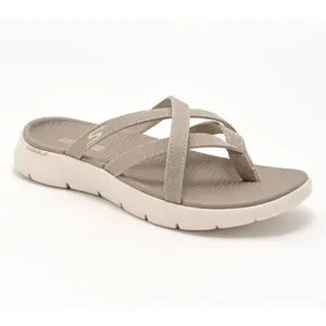 Skechers GO WALK Flex Vegan Washable Thong Sport Sandal- Selena