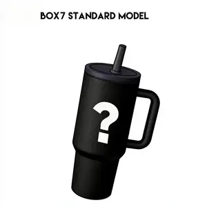 【New Year-Magic Box】1pc Cup with Handle and Straw for Children's Gift,Keep Cold,Hot&Ice,Portable Drinkware-Mug,TumblerLeak-Proof Insulated Tumbler with Flip Straw&Cup Holder Fit Flasks Lid-BOX7 STANDARD MODEL