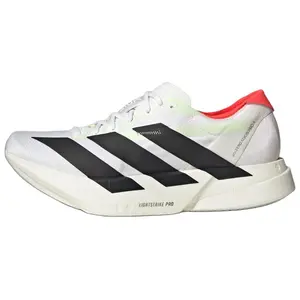 Adidas Adizero Adios Pro 4 Men's Low-Top Running Shoes: Comfortable, Versatile, Cushioned, Durable, White Trending Shoes, House White Official Shoes to Get / Maison Mihara
