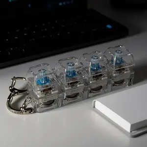 Stress Relief Keychain, Portable Small Elegant Design, Effective Anxiety Relief, Easy Pressing, Reusable, Suitable for Daily Use