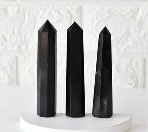 Obelisk | Black Tourmaline | Crystal Tower | Crystal Point