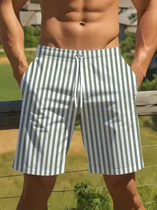 Summer Travel Five-Point Shorts Men's Seaside Vacation Water Quick Dry Beach Shorts