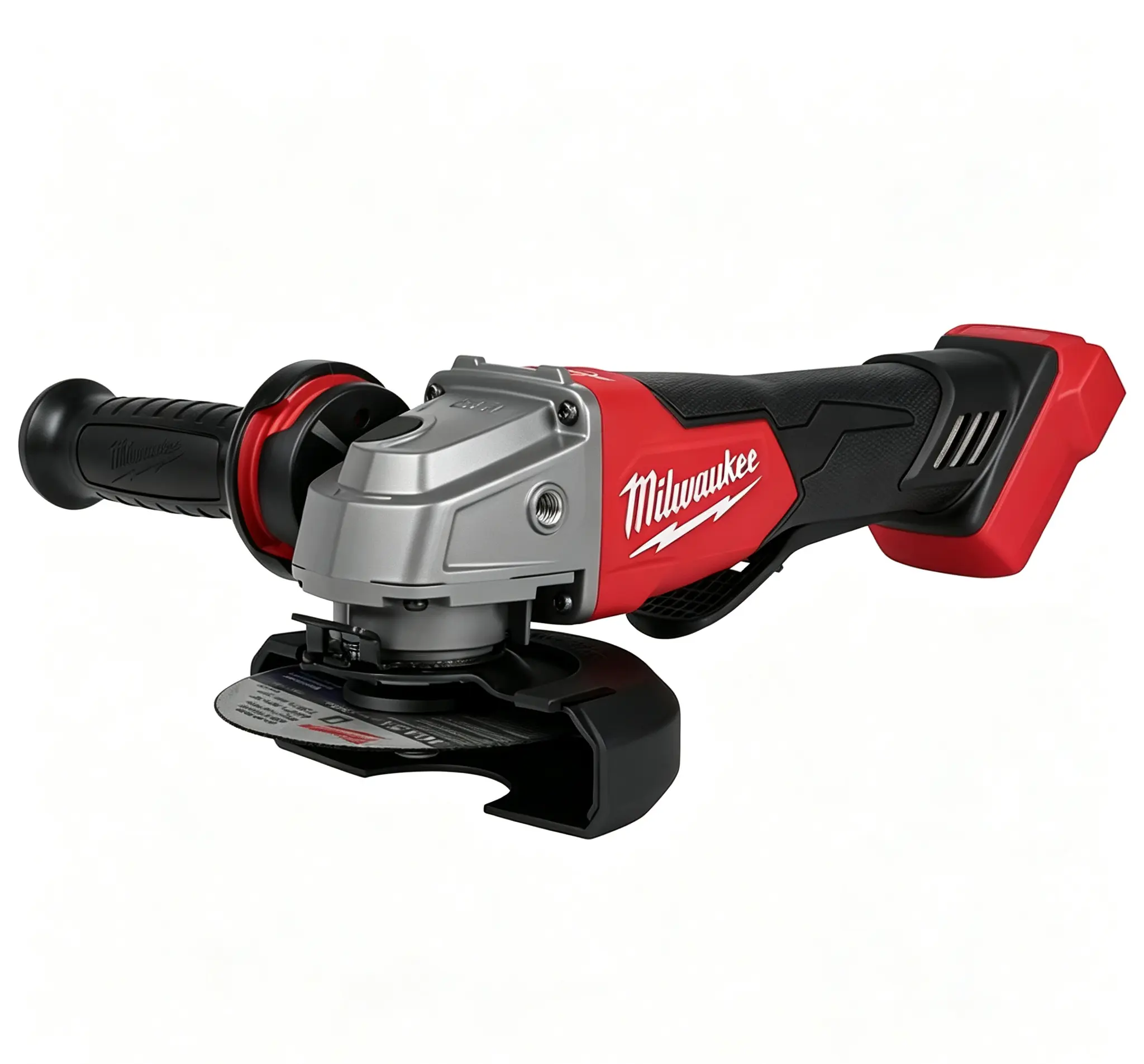 Milwaukee M18 125mm Rapid Stop Cordless Angle Grinder Kit, 18V Industrial Handheld Angle Grinder with 6.0Ah High Output Battery & Rapid Charger, Anti-Vibration Metal Cutting Grinding Machine for Steel Weld Cleanup