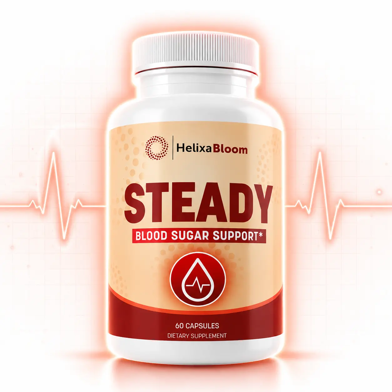 Steady  Blood Sugar Complex 20 Vitamins & Minerals containing highest level of support with Vitamin C, Vitamin E, Biotin, Magnesium, Zinc, Manganese, Chromium, Vanadium, Banaba Extract, Guggul, Bitter Melon Extract, Cayenne Pepper , Cinnamon Powder +