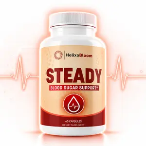 Steady  Blood Sugar Complex 20 Vitamins & Minerals containing highest level of support with Vitamin C, Vitamin E, Biotin, Magnesium, Zinc, Manganese, Chromium, Vanadium, Banaba Extract, Guggul, Bitter Melon Extract, Cayenne Pepper , Cinnamon Powder +