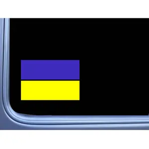 Ukrainian Flag Ukraine 6" Sticker OS 288 country Vinyl Decal Bumper