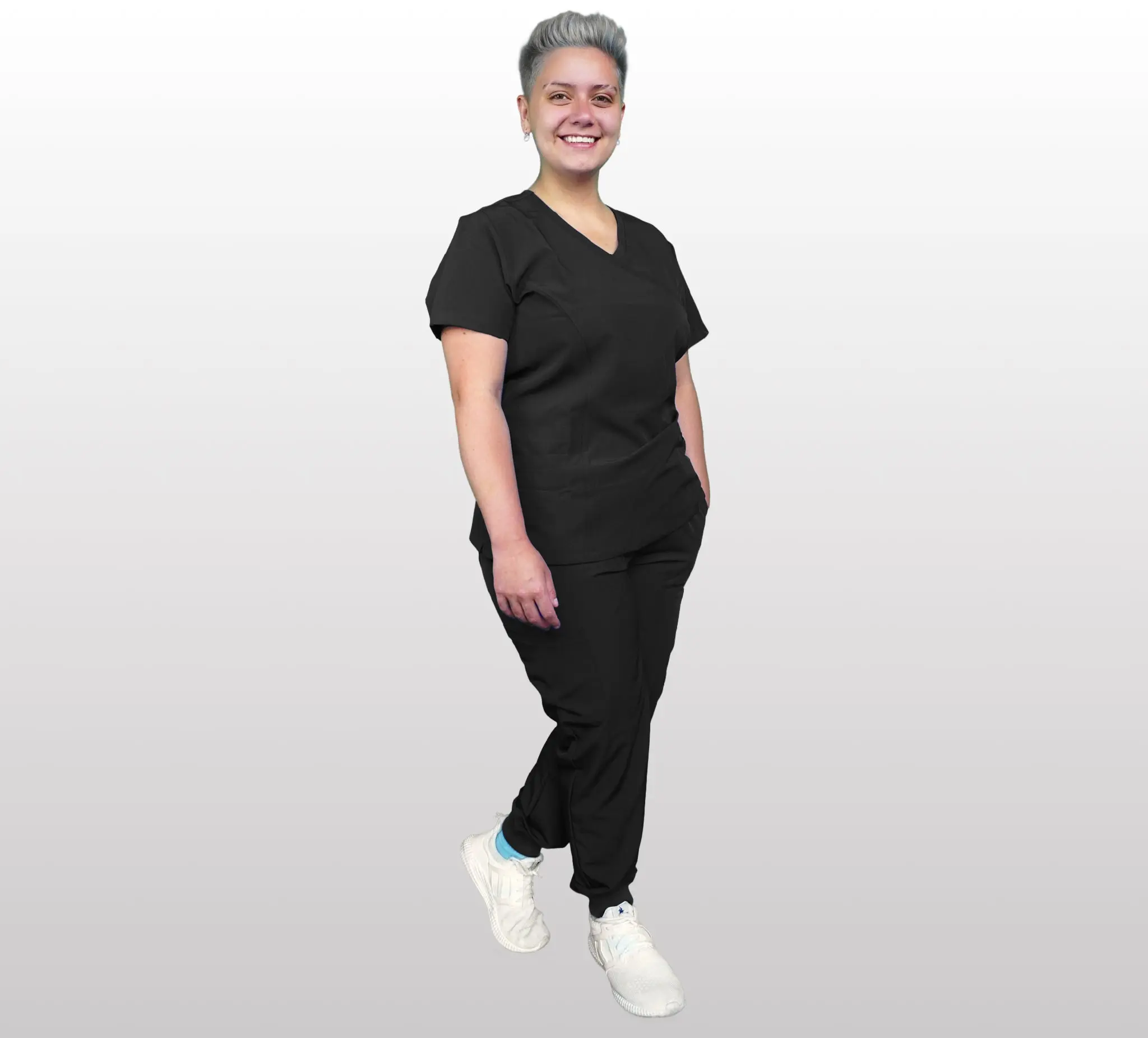 Black Scrub Set