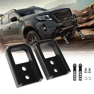 Front Tow Hook for Tacoma 2024-2026 / 4Runner 2025-2026 / Land Cruiser 250, Decorative Tow Strap with Chinese Slogan, Off-Road Style Upgrade