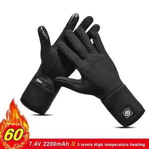SAVIOR HEAT Electric Heated Glove Liners for Men Women Rechargeable Battery Heating Riding Ski Snowboarding Cycling Thin Gloves heated gloves thermal  gloves gloves