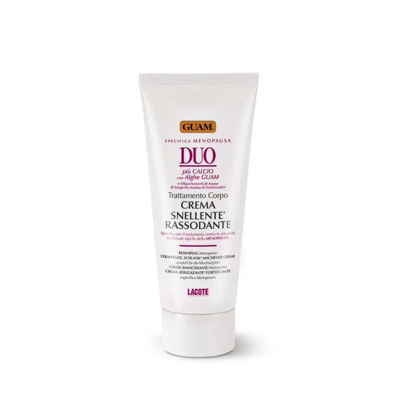 Guam Duo Menopause Slimming and Firming Cream Body Care Lotion for Skin Care with Cosmetic Benefits