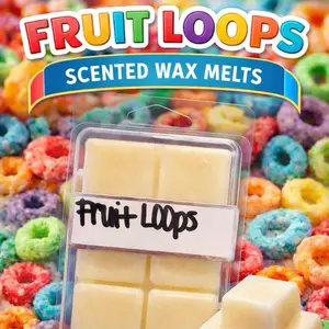 Fruit Loops Scented Wax Melts - Colorful Fragrance for Home Aroma Therapy - Perfect for Relaxation and Ambiance