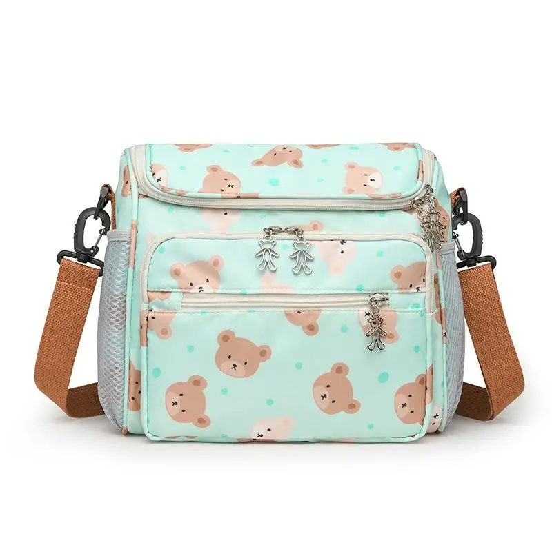 Single Shoulder Crossbody Parent Bag, Casual Baby Diaper Bag with Multiple Pockets, Large Capacity Milk Bottle Storage, Travel Infant Essentials, Multifunctional Diaper Bag, Best Diaper Bag