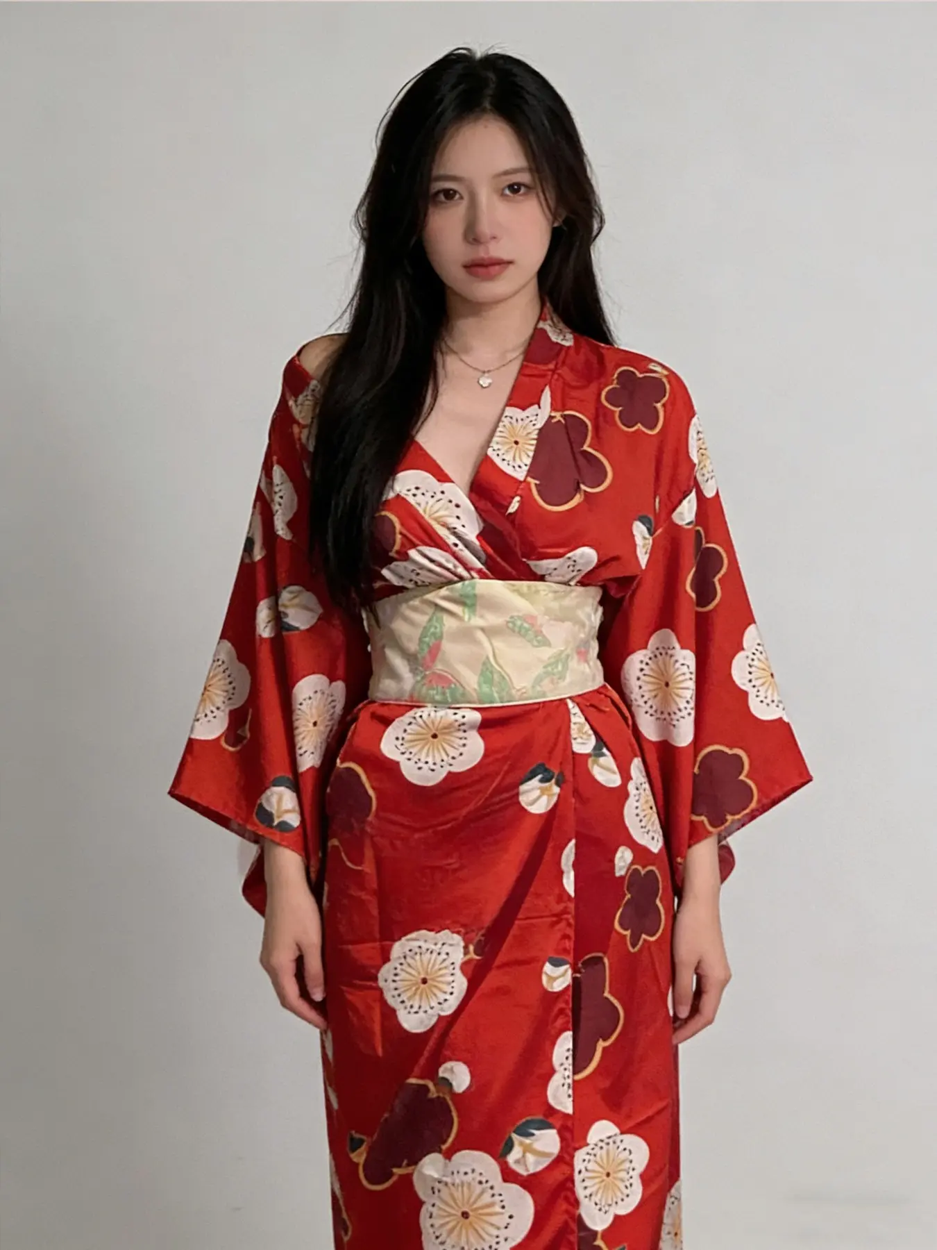Kimono Maid Waitress Cosplay Outfit Adult Roleplay Costume Japanese Style  Fusion Traditional Kimono Meets Cute Maid