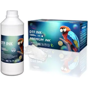 DTF White Ink for DTF Heat Transfer Film Printing,  for Printhead L1800 L805 R1390 4720 I3200 XP600 DX7 DX5 5113,  Fluency, Whiteness and Covering Rate, 33.8oz