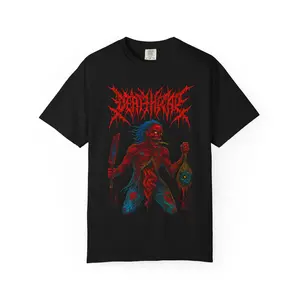 Dead Thread Collective Graphic T-Shirt, Brand Tee, Unisex Death Metal T-shirt, Unique Concert Shirt, Horror-Themed, Halloween Apparel