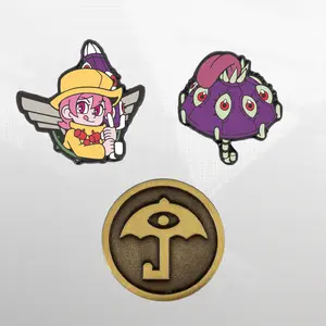 Skullgirls - Umbrella Pin Set - Limited Edition - Enamel Pins - Officially Licensed