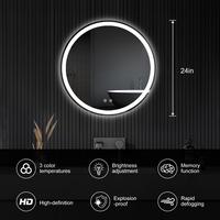 24" x 24"- Round-LED