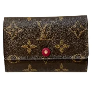 Pre-owned Louis Vuitton Canvas Small Leather Goods Multicles 6 Monogram Key Case