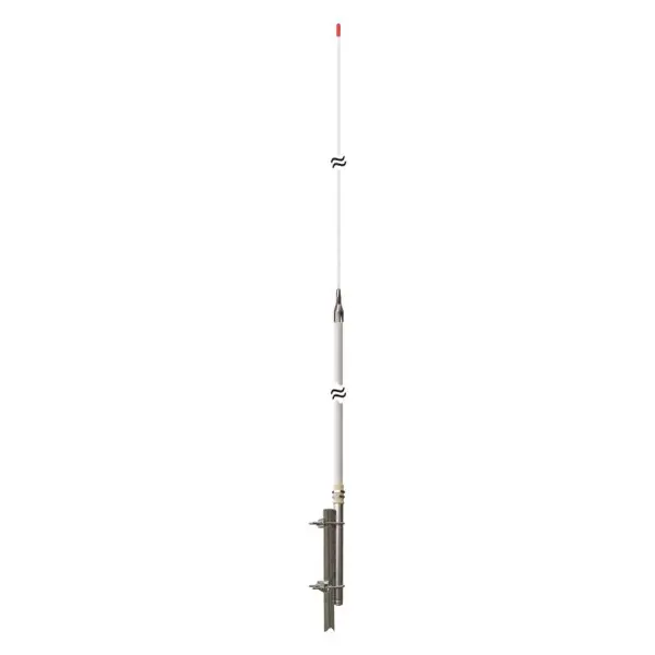 212 MAIN Procomm PAT-12 Patriot Fiberglass CB Base 12m Station Antenna - Omni-Directional, Threaded, Easy Install, Includes Mount, Audio & Video Accessory