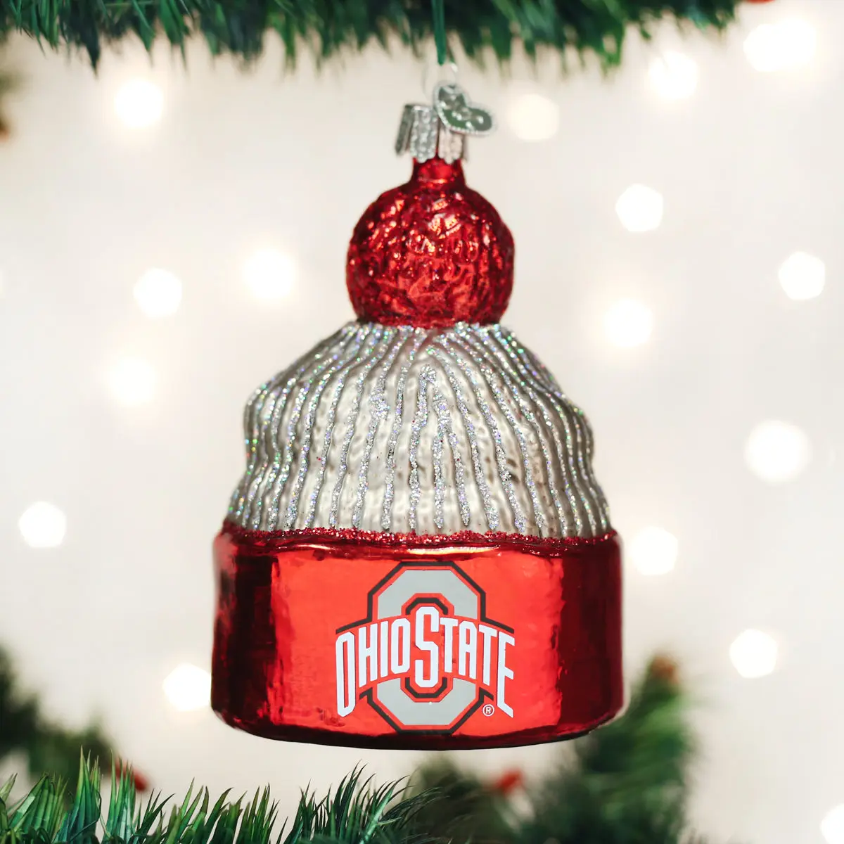 Ohio State Beanie Hanging Ornament, Festive Home Decor Ornaments for Holiday Home Supplies, Hanging Ornaments