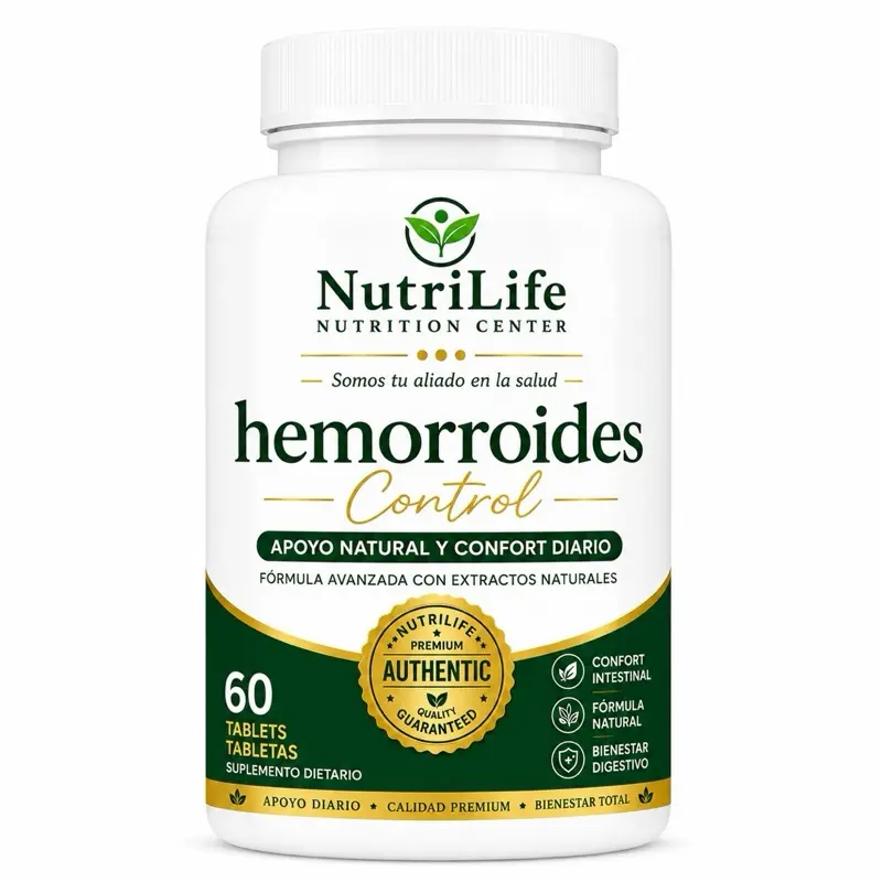 Hemorroides  Control | 60 Cápsulas | Fórmula Herbal