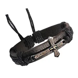 Cultured Bracelet With Crosses Christian for Prayer Meditations