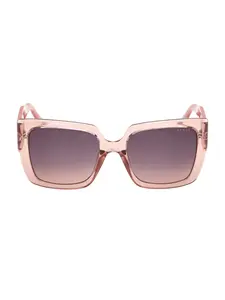 GUESS Female Square Quattro G Plastic Sunglasses