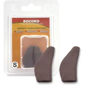 Hearing Aid Covers Protect Hearing Amplifiers from Sweat, Dirt and Moisture, Fits Hearing Instruments up to 1.2” (Brown, Small)