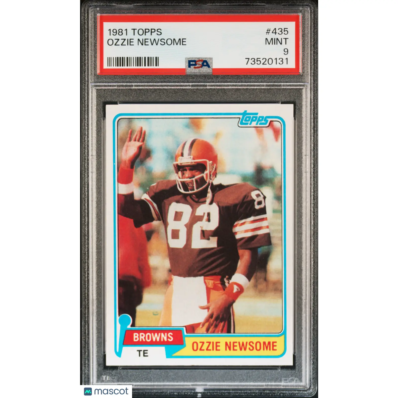 Ozzie Newsome PSA 1981 Topps Football #435 9 73520131