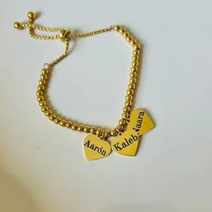 Personalized Laser-Engraved Bracelet - Customizable Jewelry. Birthday gift/ Anniversary Gift/Female gift/ bridesmaids gift! Bridesmaids proposal/kids name on jewelry/ grandma jewelry/ wedding gift