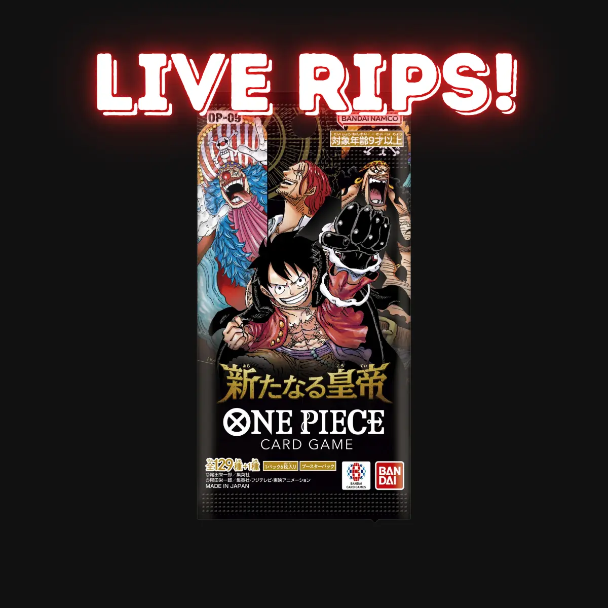 Live - Japanese OP09 Emperors in the New World Booster Pack