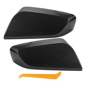 Set Car Rear View Driver Passenger Side Mirror Cover Cap Replacement for Chevrolet Impala 2014-2020 Mirror Guard Covers Exterior Decoration Trims