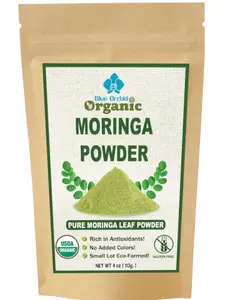 Organic Moringa Powder Green Thai Herb Spice 4 oz.