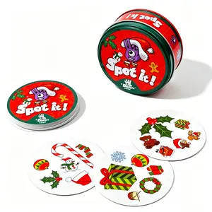 30pcs English Version Spot It Game, Parent-Child Interactive Fun, Educational Family Activity, Perfect for Bonding Time