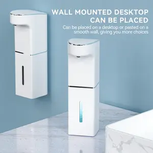 Touchless Hand Sanitizer Dispenser, USB Rechargeable Automatic Foam Soap Pump, Large Capacity, Wall Mount or Desktop Use