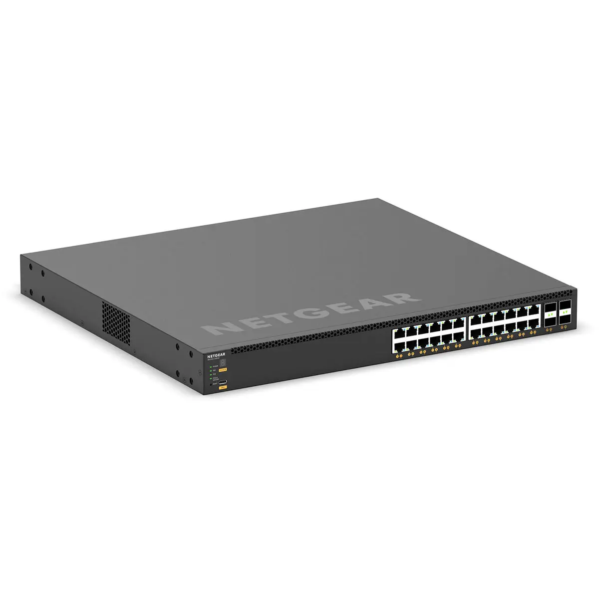Netgear AV Line M4350-24X4V 24-Port 10G 576W PoE+ Multi-Gigabit Ethernet Managed Network Switch with 4x SFP28 Port