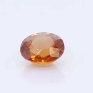 1.5ct Orange Citrine VVS1 Oval Shape (7.4x6.2x4.1 mm) Unheated gemstone from Sri Lanka